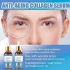 Collagen Anti Aging Serum, 2 Pièces Sérum pour le Visage, Anti Aging Serum, Solution Facial Serum, Sérum Stimulant au Collagè