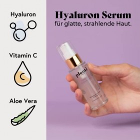 Sérum à lacide hyaluronique raffermissant - Effet anti-âge - Efficace contre les peaux impures - Cosmétiques naturels - Sans