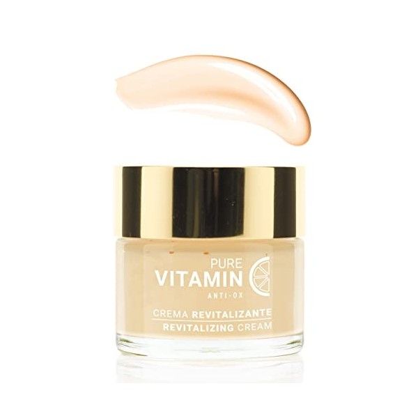 Crème pour le visage à la vitamine C antioxydante. Crème hydratante pour le visage pour les hommes et les femmes. Crème anti-