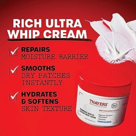 Thayers Crème Pour le Visage Ultra-Riche Barrier Bestie - Crème Hydratante - Squalane de Canne à Sucre et Céramides - Soins P