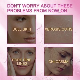  Rose Détachant pour le visage Soin quotidien Hydratant la peau Nettoyage et entretien de la peau