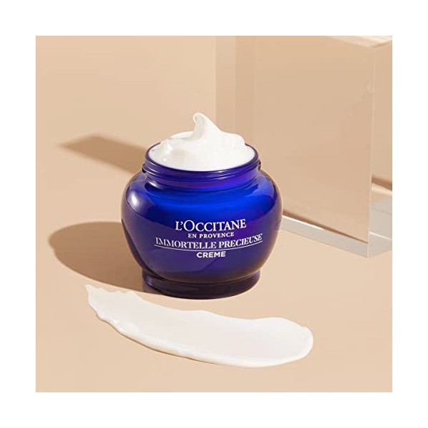 LOCCITANE - Crème Immortelle Précieuse - Repulpe la Peau - Lisse le Grain - Réduit lApparence des Rides - Soin Complet Jour