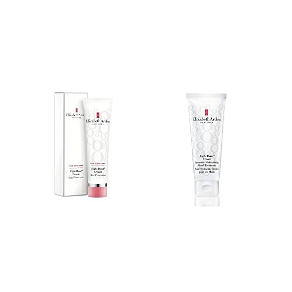 Elizabeth Arden Eight Hour Cream, Baume Réparateur lOriginal, Apaisant, Hydratant et Nourrissant & Eight Hour Cream, Soin No