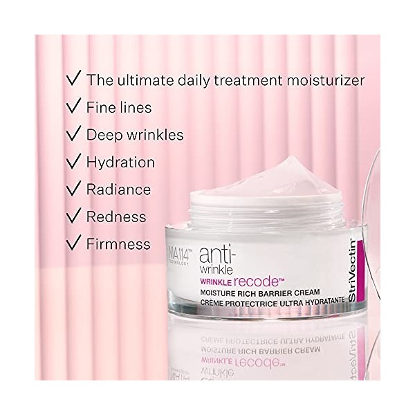 Strivectin Wrinkle Recode Moisture Rich Barrier Cream For Unisex 1.7 oz Cream