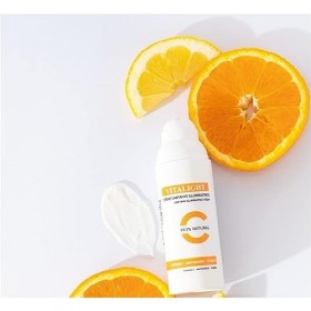 Dermadia - Crème Vitamine C - Anti-tâches - Anti-rides Formule puissante à la Vitamine C - Niacinamide Tsubaki - 50ml - Made 