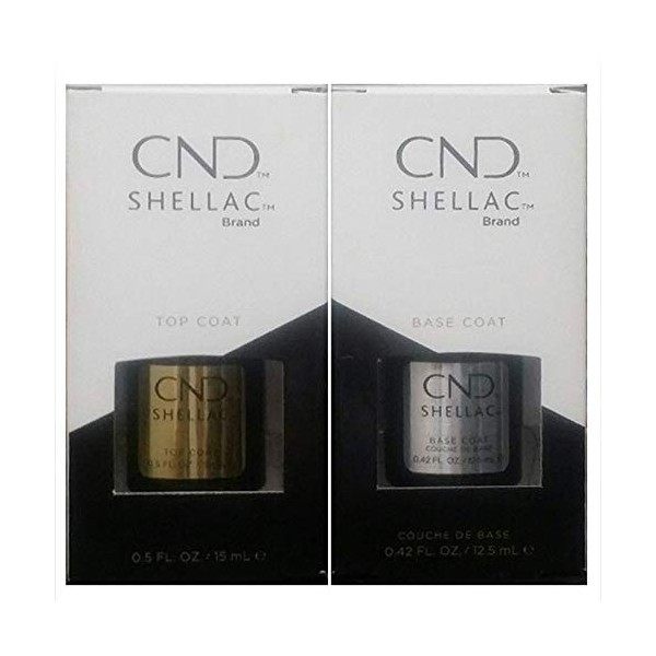 Shellac CND Top + Base Coat 12.5ml Large Size Gel UV3