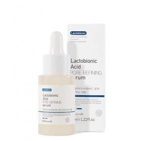 DEleventh Korean Brand Lactobionic Acid β-Glucan Face Serum 37ml / Anti-Oxidant, Shrink Pores, Adjust Water and Oil Balance, 