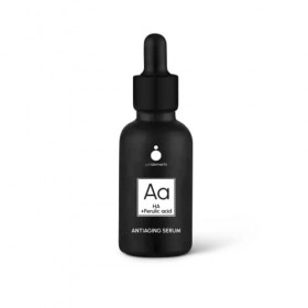 Sérum BIO Acide Hyaluronique Visage AA Anti-Âge Utilisation Quotidienne, Peaux Matures : avec Acide Férulique Hydratant, A