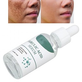 Natudeco Sérum à Lacide Férulique 30 Ml Sérums éclaircissants à la Vitamine C E Sérum Visage Pour Améliorer Léclat des Impe