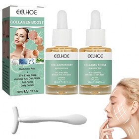 Advanced Collagen Boost Anti Aging Serum 2pcs Sérum Anti-Age Advanced Collagen Boost Collagen Boost Anti-Aging Essence Réduit