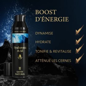 Creme Hydratante Visage Homme Acide Hyaluronique 75ml - Soins pour le Visage Bio Anti Cerne Homme et Anti Ride - Creme Visage