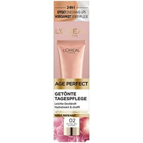 LOréal Paris Soin teinté Age Perfect, crème anti-âge avec teinture légère, raffermissante et nourrissante, pour les peaux ma
