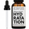 Sérum Visage BOOST HYDRATATION | 100% naturel | Avec Huiles de Melon deau du Kalahari BIO + Jojoba BIO + Extrait de fleur de