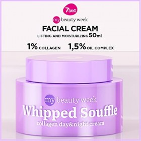 7DAYS Crème pour le Visage Anti-Âge et Effet Liftant au Collagène, Beurre de Karité et Lavande | Hydratant Coréen pour la Pea