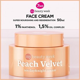 7DAYS Crème pour le Visage au Collagène avec Panthénol et Beurre de Karité | Crème Hydratante pour le Visage | Soins de la pe