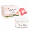 ClaRose - Crème anti-âge pour le visage à lacide hyaluronique et à lhuile de rose 100 % naturelle . 50 ml