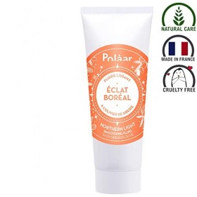 Polåar - Fluide Lissant Eclat Boréal À Lolivier De Sibérie 50ml - Crème soin Visage Hydratante - Peau lissée éclatante - Bou
