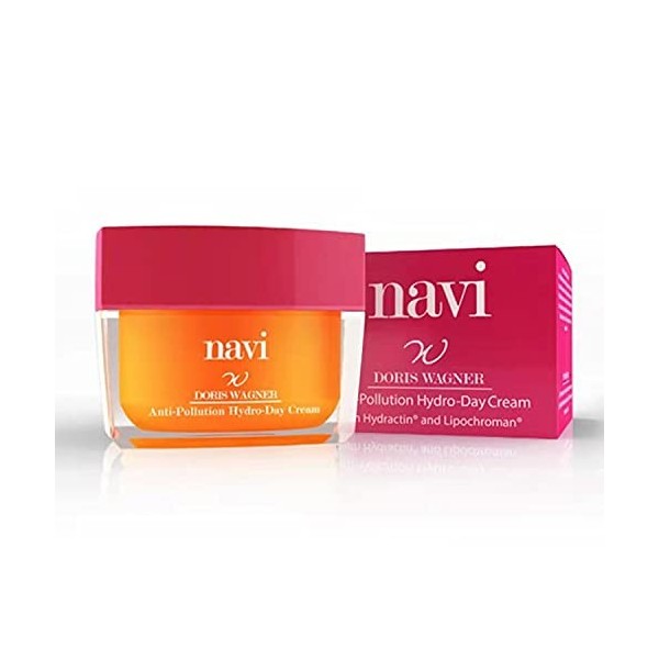 NAVI Creme Hydratante Jour - Anti Rides, Anti Taches à la Vitamine E & Aloe Vera - Vegan 50 ml 