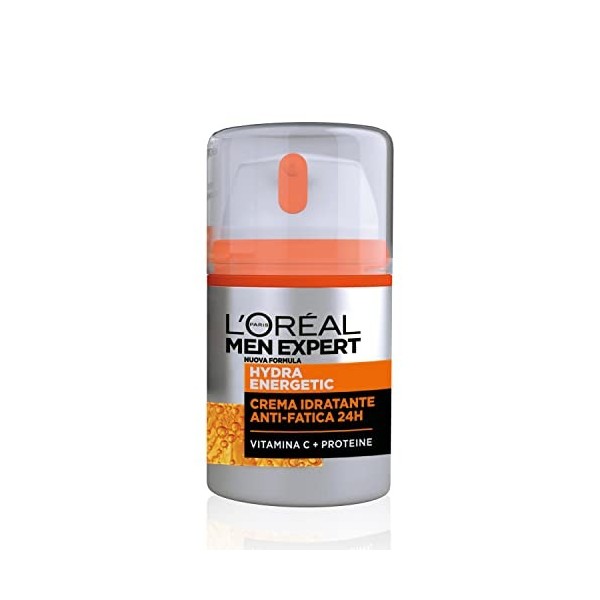 LOREAL MEN EXPERT HYDRA ENERGETIC - Crème Hydratant Anti-Fatigue Longue Durée - 50ml