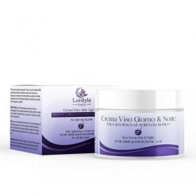 Lorstyle Crème Visage Bave dEscargot et Acide Hyaluronique Anti-Rides Hydratante Illuminatrice Anti-âge Nourrissante et Régé