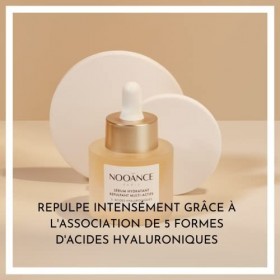 NOOANCE - Sérum Multi Actifs - Concentré des Meilleurs Actifs Anti-âge - 5 Formes d’Acides Hyaluroniques, Vitamine B5/B3, Pep