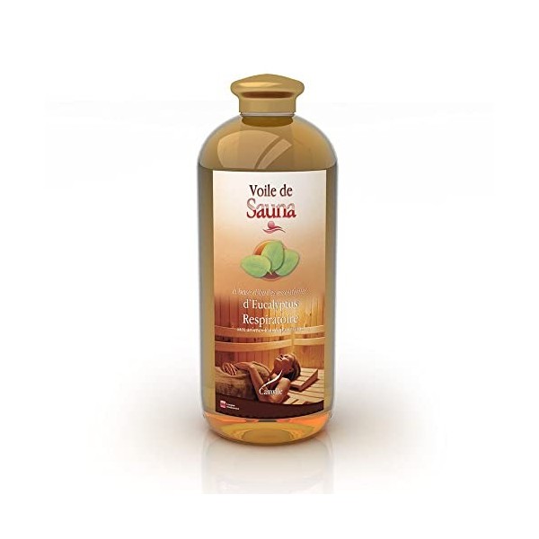 Camylle - Voile de Sauna Eucalyptus - Fragrances à base d’Huiles Essentielles 100% Pures et Naturelles pour Sauna - Respirato