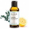 ELIXR – Infusion de sauna citron & eucalyptus – Infusions de sauna pour infusions de sauna – Huile essentielle de sauna 100% 