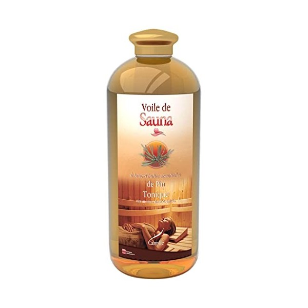 Camylle - Voile de Sauna Pin - Fragrances à base d’Huiles Essentielles 100% Pures et Naturelles pour Sauna - Tonique aux arôm