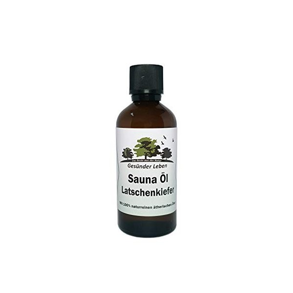 1 huile pour sauna au pin de Latschier 100 ml Gruber Natur .