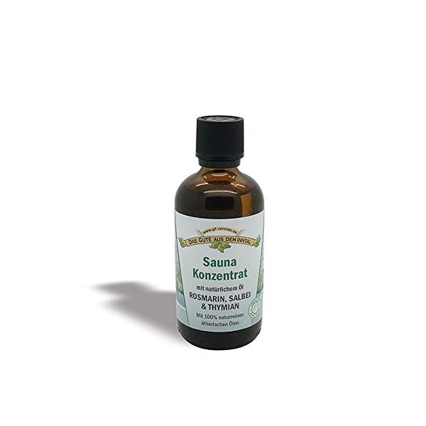 Sauna Concentré romarin, sauge et thym 100 ml