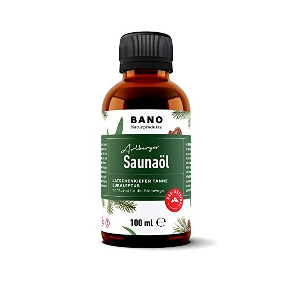 Huile pour sauna 100 ml de pin de latsche/sapin/eucalypt.