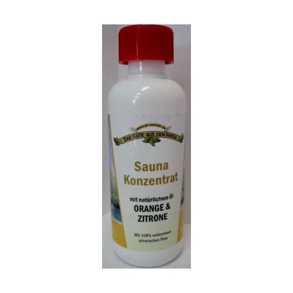 Sauna Concentré orange et citron 250 ml