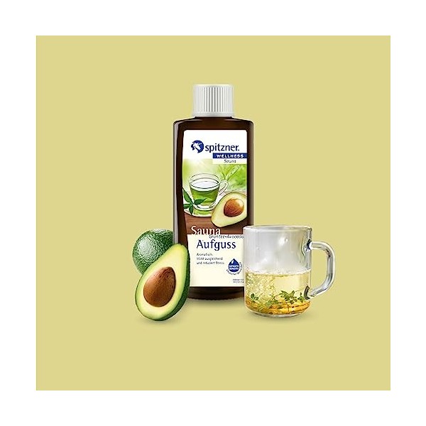 Infusion pour sauna « Thé vert-avocat » 190 ml de Spitzner