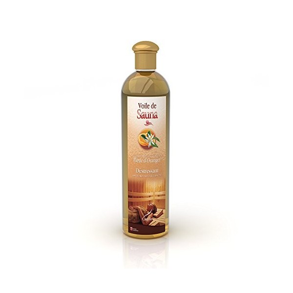 Camylle - Voile de Sauna Fleur DOranger - Fragrances à base d’Huiles Essentielles 100% Pures et Naturelles pour Sauna - Dést