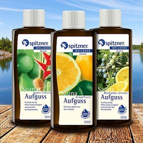 Spitzner Infusion pour sauna 3 parfums Flacons de 190&nbsp;ml