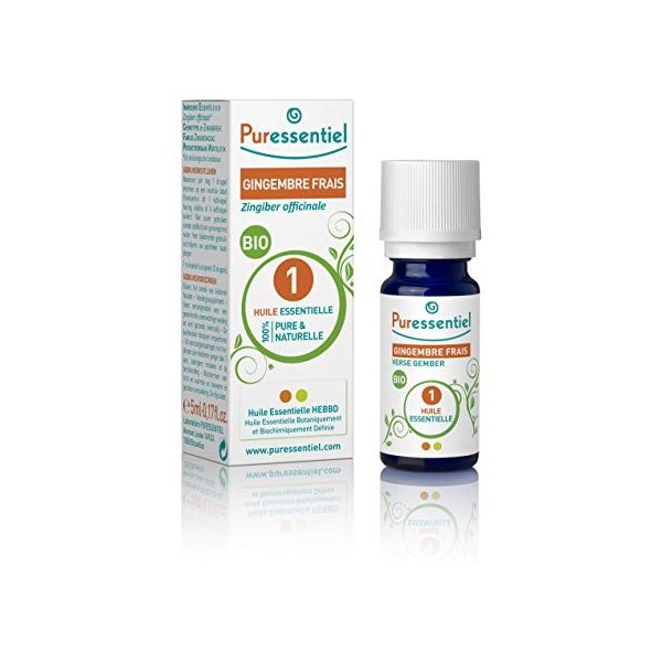 Puressentiel - Huile Essentielle Mandarine Verte - Bio - 100% pure et naturelle - HEBBD - 10 ml