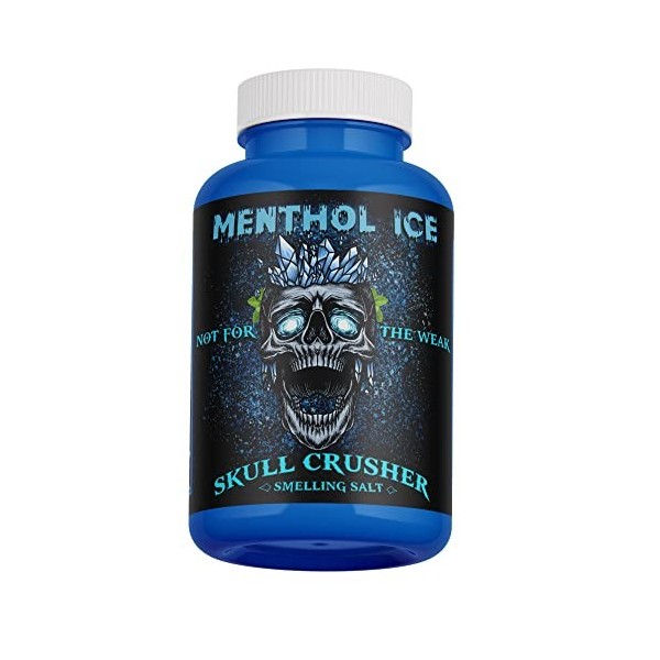 Skull Crusher Menthol Ice - Smelling Salt 100ml - Sel odorant - Ammonia Inhalant - Sel Rapide