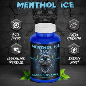 Skull Crusher Menthol Ice - Smelling Salt 100ml - Sel odorant - Ammonia Inhalant - Sel Rapide
