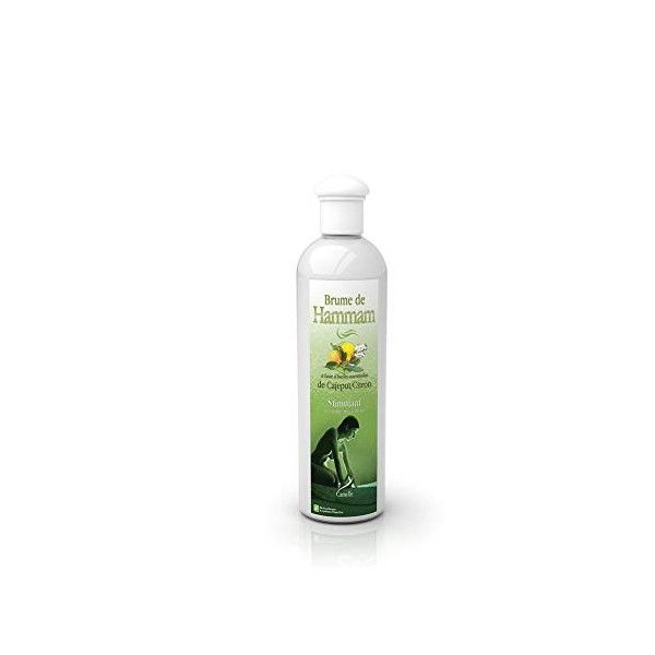 Camylle - Brume de Hammam Cajeput/citron - Fragrances à base dHuiles Essentielles pour Hammams, Bains de Vapeur ou Douches H