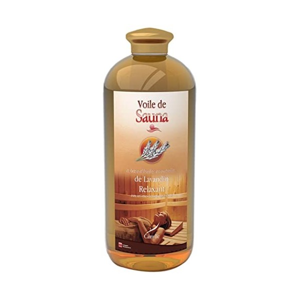 Camylle - Voile de Sauna Lavande - Fragrances à base d’Huiles Essentielles 100% Pures et Naturelles pour Sauna - Relaxant aux