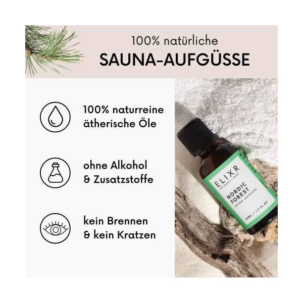 ELIXR Huile pour sauna Nordic Winter 50 ml