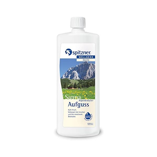 Infusion pour sauna « Herbes des Alpes » 1000 ml de Spitzner