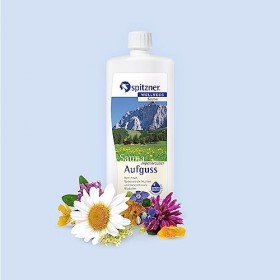 Infusion pour sauna «&nbsp;Herbes des Alpes&nbsp;» 1000&nbsp;ml de Spitzner