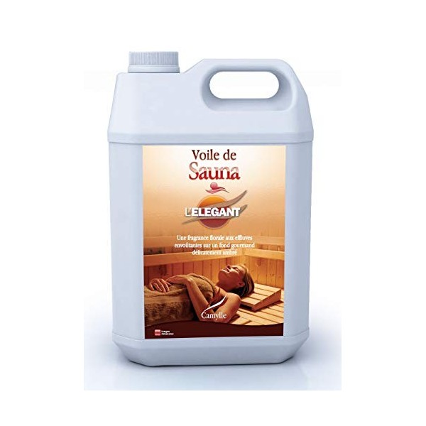 Camylle - Voile de Sauna LElégant - Fragrances à base d’Huiles Essentielles 100% Pures et Naturelles pour Sauna - Floral aux