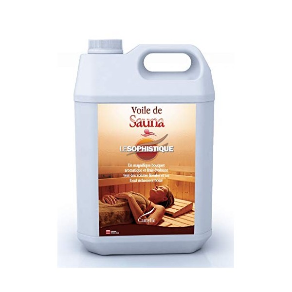 Camylle - Voile de Sauna Le Sophistiqué - Fragrances à base d’Huiles Essentielles 100% Pures et Naturelles pour Sauna - Bouqu