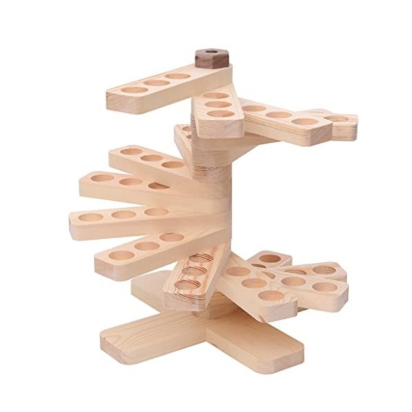 Support dhuile essentielle en bois 45 emplacements, étagère rotative dhuile essentielle bouteille dhuile essentielle de 15