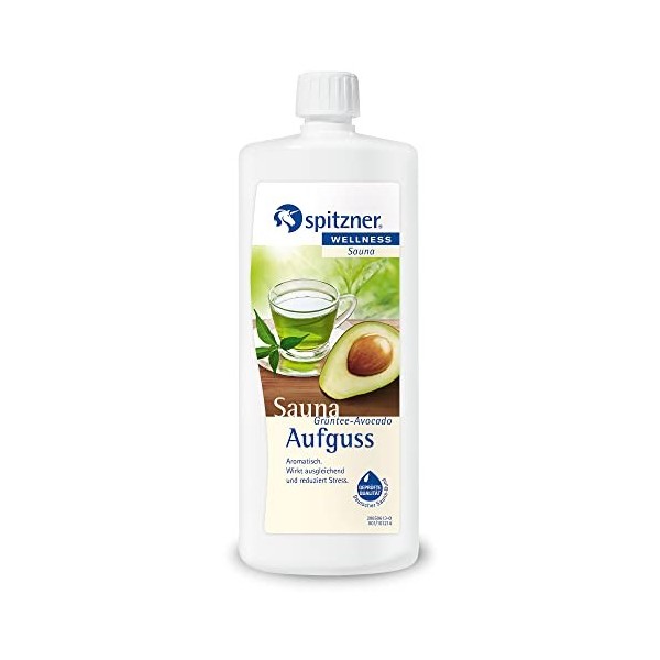 Infusion pour sauna « Thé vert-avocat » 1000 ml de Spitzner