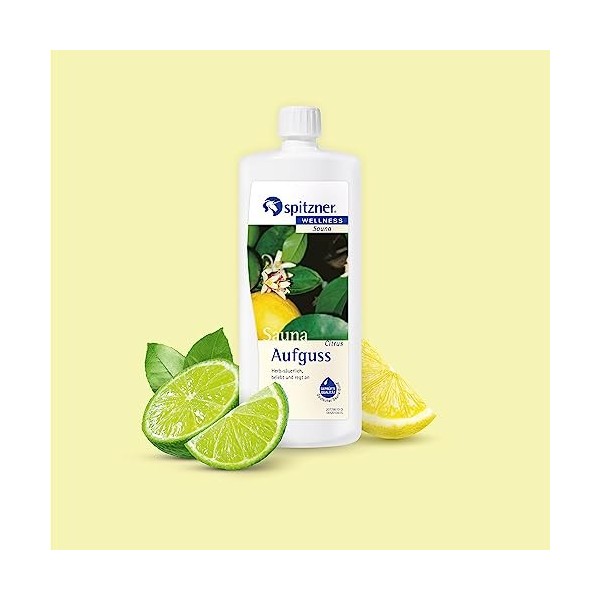 Infusion pour sauna « Citrus » 1000 ml de Spitzner