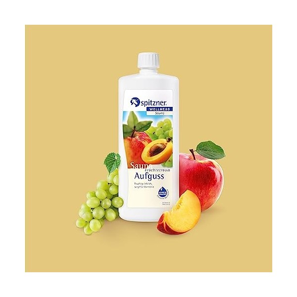 Infusion pour sauna « Rêve de fruits » 1000 ml de Spitzner