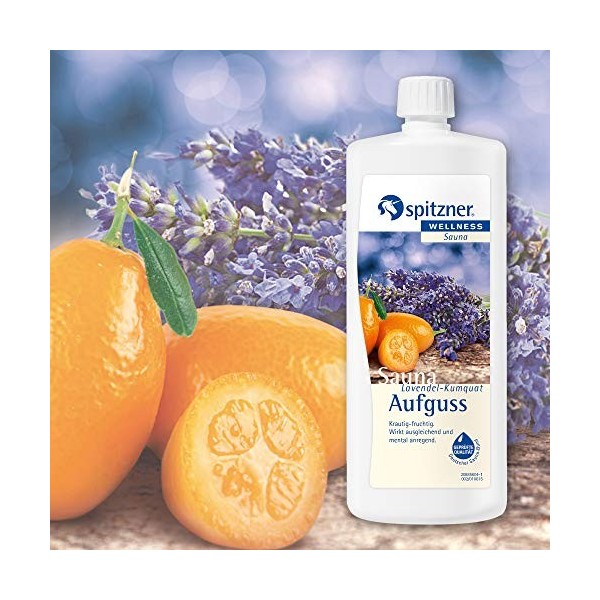 Infusion pour sauna « Lavande-Kumquat » 1000 ml de Spitzner